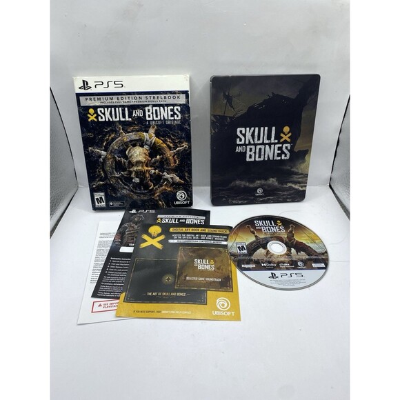 Skull and Bones (Sony PlayStation 5, 2024) PS5 Premium Edition Steelbook